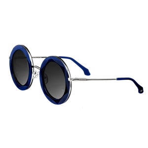 Bertha Jimi Handmade in Italy Sunglasses - Navy - BRSIT107-3
