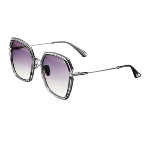 Bertha Teagan Polarized Sunglasses - Purple/Purple - BRSBR033GY