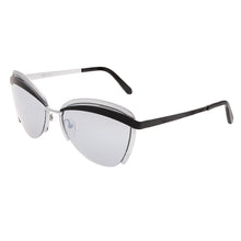 Load image into Gallery viewer, Bertha Aubree Polarized Sunglasses - Silver/Black - BRSBR017S
