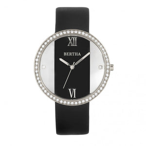 Bertha Ingrid Leather-Band Watch