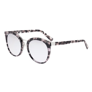 Bertha Lucy Polarized Sunglasses - Silver Tortoise/Silver  - BRSBR022SS