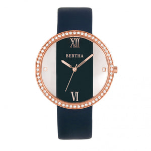 Bertha Ingrid Leather-Band Watch