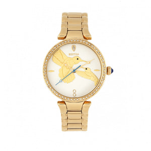 Bertha Nora Bracelet Watch - White/Gold - BTHBR8502