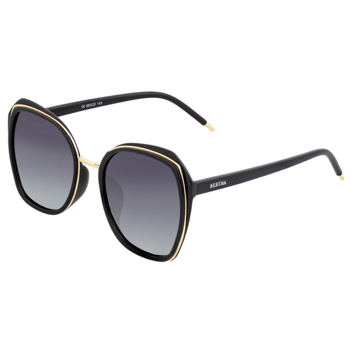 Bertha Jade Polarized Sunglasses - BRSBR042BK