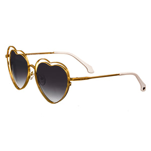 Bertha Lolita Handmade in Italy Sunglasses - Gold - BRSIT111-1