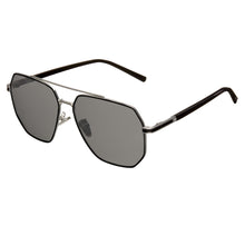 Load image into Gallery viewer, Bertha Brynn Polarized Sunglasses - Silver/Black - BRSBR035BK
