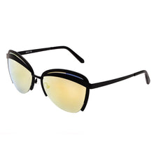 Load image into Gallery viewer, Bertha Aubree Polarized Sunglasses - Black/Yellow - BRSBR017B
