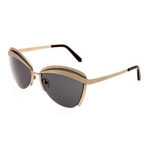 Bertha Aubree Polarized Sunglasses - Gold/Black - BRSBR017G
