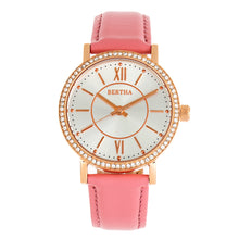 Load image into Gallery viewer, Bertha Lydia Leather-Band Watch - Pink - BTHBR9505
