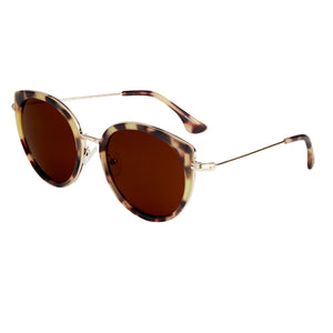 Bertha Reese Polarized Sunglasses - Tortoise/Brown - BRSBR044BK