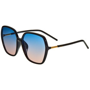 Bertha Priscilla Polarized Sunglasses - Black/Blue-Pink - BRSBR055C1