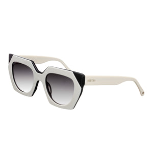Bertha Marlowe Handmade in Italy Sunglasses - White - BRSIT105-3