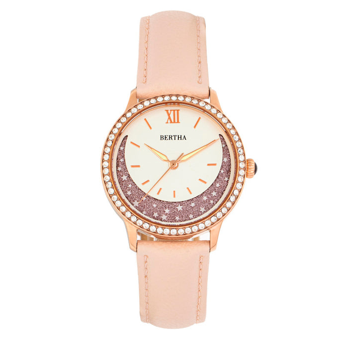Bertha Dolly Leather-Band Watch - BTHBS1006