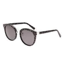 Load image into Gallery viewer, Bertha Lucy Polarized Sunglasses - Black Marble/Black  - BRSBR022SB

