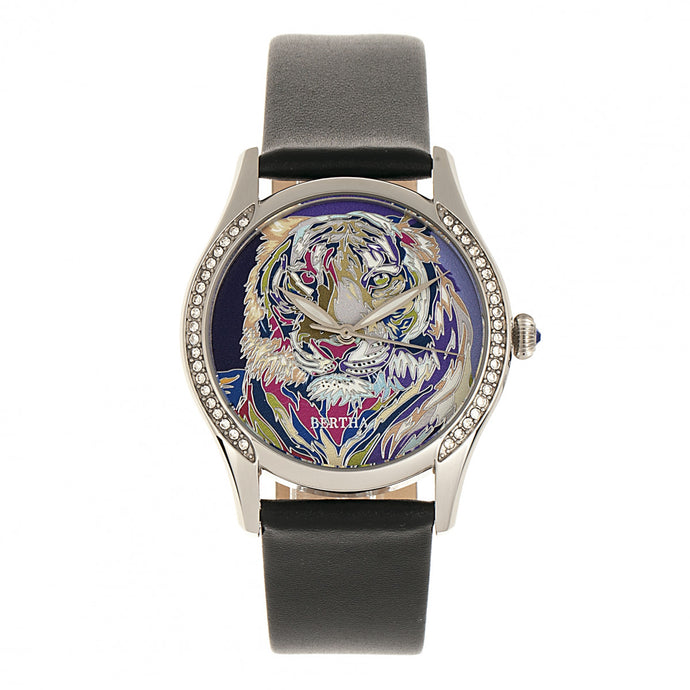 Bertha Annabelle Leather-Band Watch - Black - BTHBR9201