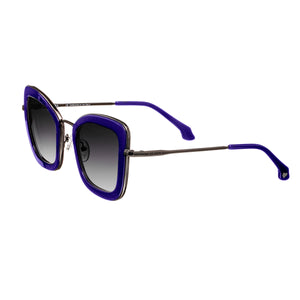 Bertha Delphine Handmade in Italy Sunglasses - Navy - BRSIT108-3