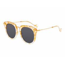 Load image into Gallery viewer, Bertha Aaliyah Polarized Sunglasses - Peach Tortoise/Black - BRSBR023BK
