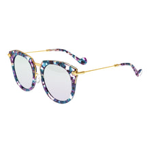 Load image into Gallery viewer, Bertha Aaliyah Polarized Sunglasses - Teal-Purple Tortoise/Purple - BRSBR023PU
