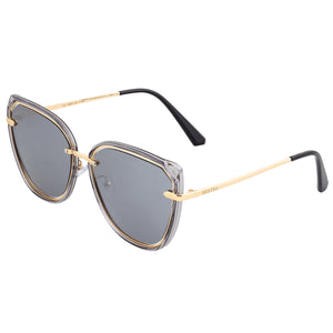 Bertha Rylee Polarized Sunglasses - Grey/Silver - BRSBR041GY