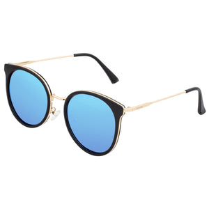 Bertha Brielle Polarized Sunglasses - Black/Blue - BRSBR040BL
