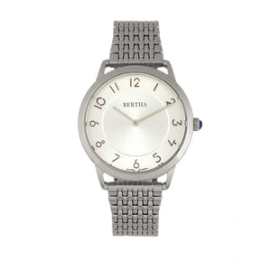 Bertha Abby Swiss Bracelet Watch - Silver - BTHBR6801