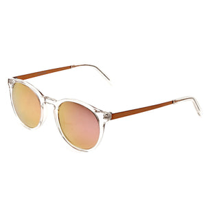 Bertha Hayley Polarized Sunglasses - Clear/Rose - BRSBR014W