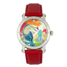 Load image into Gallery viewer, Bertha Gisele MOP Leather-Band Ladies Watch - Silver/Orange - BTHBR4402
