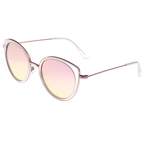 Bertha Sasha Polarized Sunglasses - Pink/Rose Gold - BRSBR030RG