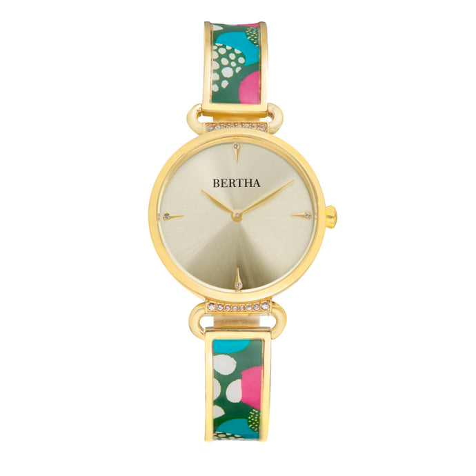 Bertha Katherine Enamel-Designed Bracelet Watch - BTHBS1303