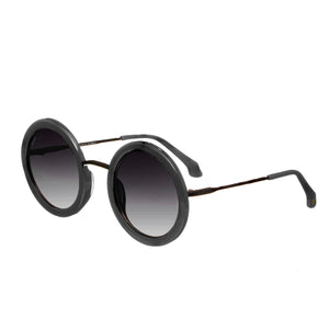 Bertha Quant Handmade in Italy Sunglasses - Black - BRSIT110-1
